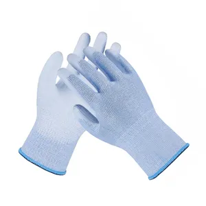 Palm Grade 3 Ultra-thin PU Coated HPPE Safety Work Cut Resistant Gloves