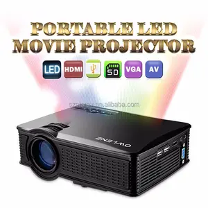Cheapest Home Cinema Ha Condotto La Luce Mini Micro Proiettore SD60 1500 lumen ha condotto il proiettore