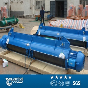 1 1.5 2 3 5 tonnes <span class=keywords><strong>10ton</strong></span> électrique de construction de câble métallique palan à monorail grue prix - Product Image 3