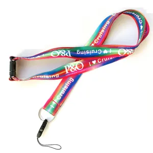 Mode Ego Sublimation Wärme übertragung Polyester bedruckte Lan yards zum Verkauf Lanyard taktisch