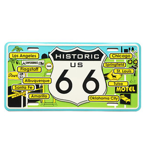Placas de metal personalizadas para matrícula de coche, decorativas, en blanco - Product Image 1