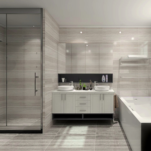 Melamina moderna vanidad de <span class=keywords><strong>baño</strong></span> <span class=keywords><strong>muebles</strong></span> de <span class=keywords><strong>baño</strong></span> - Product Image 2