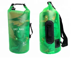 Marine roll top closure waterproof clear travel transparent dry bag