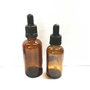 Popolare medico contagocce bottiglia di vetro ambrato con contagocce di vetro 10ml 30ml 50ml 100ml