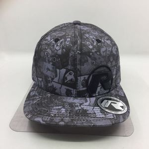 Tùy Chỉnh Đầy Đủ In Phẳng <span class=keywords><strong>Brim</strong></span> Thể Thao Hat Gorras Bán Buôn Anime Hình Ảnh 6 Bảng Điều Chỉnh Có Thể Điều Chỉnh Snapback Cap - Product Image 2