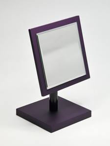 Miroir Rectangle Contemporain de Marque avec Ornements Crochets Or Rose Utilisation Cosmétique - Product Image 4