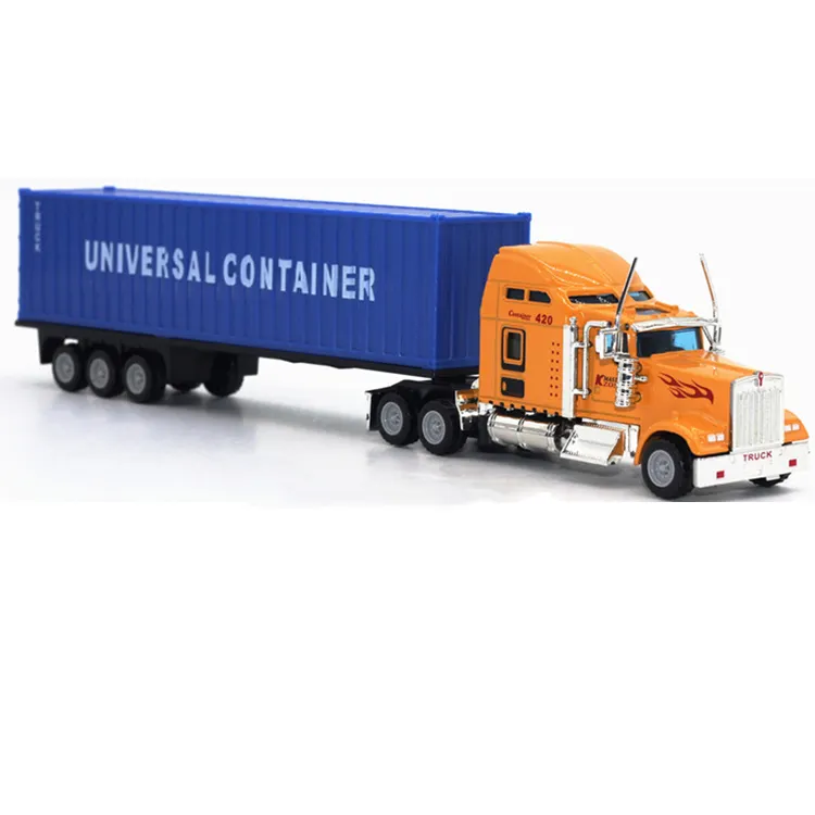 2017 New design 1 87 scale die cast truck assemble toy high quality