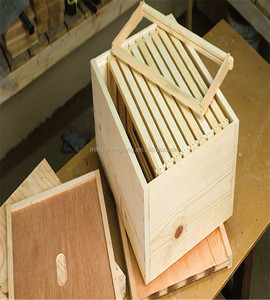 Kit complet de ruche Langstroth à 20 cadres avec toit métallique pour apiculteur - Product Image 6