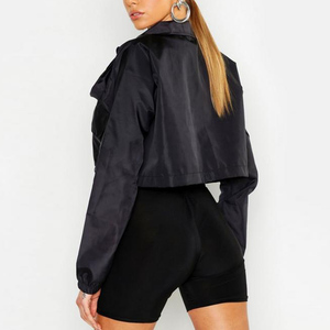 Venta al por mayor de las mujeres de la moda prendas de deportes cazadora pista de carga chaquetas con muchos bolsillos - Product Image 5