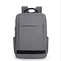Sac d'ordinateur portable étanche USB de grande capacité pour hommes