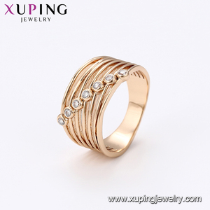 15233 xuping New Arrival <strong>Top</strong> Quality Luxurious Personalized Women Jewelry, 18k Gold Plated <strong>Finger</strong> <strong>Ring</strong> - Product Image 4