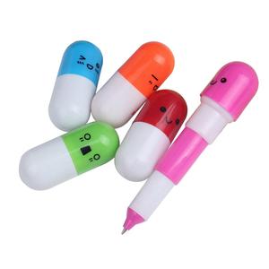 Oem customized jinghao brand cute cheap promotional plastic medicine capsule pen pen cn zhe sports ballpoint pen