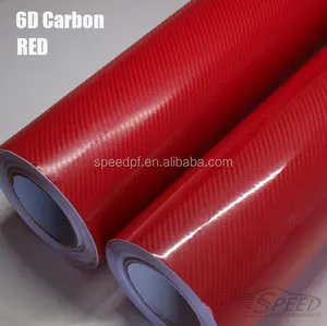 Cao Glossy 5 * 65FT Xe Bọc Trang Trí Vinyl Carbon 5D/6D Carbon Fiber Wrap Phim