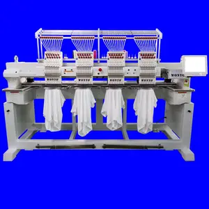 Burudan — machine de broderie à 4 têtes, avec écran tactile de 12 pouces, pour broderie de lettres, chapeau, T-shirt