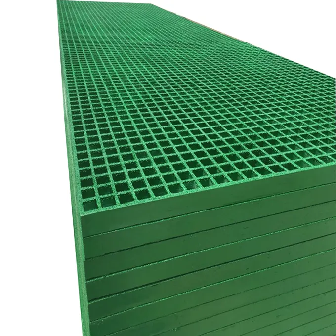 Vinyl Ester Resin Square Mesh Fiberglass Lantai Grating dengan Harga Yang Baik