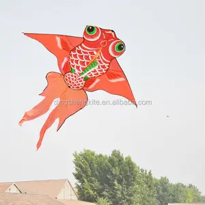 traditional craft flying gold fish kite for sale