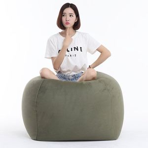 Venta al por mayor, silla suave personalizada, silla grande para sentarse, silla cómoda, funda de gamuza, bolsa de frijol, sofá Perezoso - Product Image 5