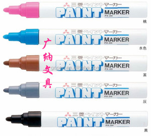 Mitsubishi px-20 15 renk su geçirmez araç lastiği lastik sırtı Metal kalıcı boyalı işaretleme kalemi - Product Image 3