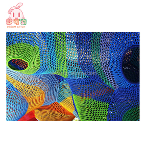 Kids Fitness Attractions Indoor Outdoor Playground Equipment <strong>Spider</strong> <strong>Web</strong> Big Rainbow Rope Climbing <strong>Net</strong> - Product Image 3