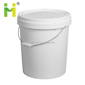 25L Plastic Bucket with Metal Handle And Lid