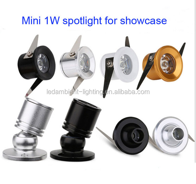 1 Watt Recessed Led Mini Ceiling Mini Downlight for Jewelry Shoopng showcase