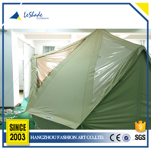 Cualidades del producto a prueba de agua plegable campana lona familia tienda de campaña - Product Image 2