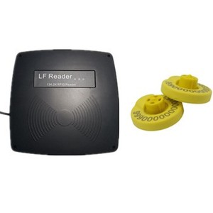 قارئ بطاقات تحكم بالدخول RFID ببوابة بعيد المدى على شكل حيوانات مع شريحة ميكرو <span class=keywords><strong>ISO11784</strong></span> و11785 لـ Eartag