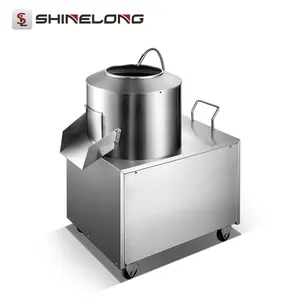 Industrial Automatic Heavy Duty Electric Potato Peeler Machine with Water Faucet Price