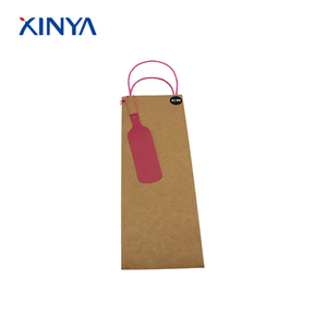 Haute qualité vente d'épicerie emballage recyclage brun kraft papier <span class=keywords><strong>vin</strong></span> sacs pour <span class=keywords><strong>les</strong></span> filles - Product Image 3