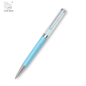 TTX-bolígrafos dorados de cristal y Diamante, bolígrafos de Metal con purpurina y arena líquida - Product Image 4