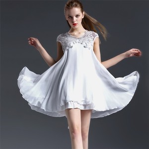 الجملة onen جديد إمرأة عارية الذراعين فستان الزفاف طويل مساء حزب bodycon ماي الأبيض s/m/l ZT-004936 # - Product Image 4