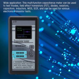 Xddz m328 medidor colorido, tela colorida, medidor de indutância, capacitância, multifuncional, transistor testador