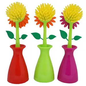 Greenwell Flower Design Kitchen Cleaning Brush Dish Brush