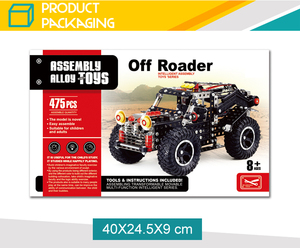 Nuove idee di prodotto 2019 assemblare 475pcs off-road modello di auto in metallo 3d di <span class=keywords><strong>puzzle</strong></span> - Product Image 4