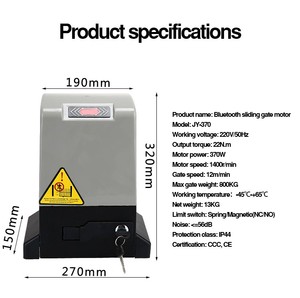 Longue portée wifi électrique <span class=keywords><strong>garage</strong></span> <span class=keywords><strong>moteur</strong></span> <span class=keywords><strong>de</strong></span> <span class=keywords><strong>porte</strong></span> 600 kg - Product Image 4
