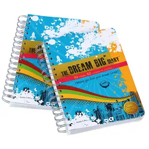 School exercise book with recycle paper school notebook printing