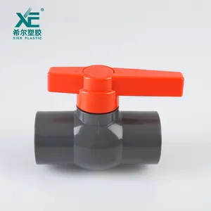 Plastic Upvc Ball Valve Irrigation China Factory 1/2-4 Inch Plastic Upvc Compact Agriculture Ball Valve Irrigation