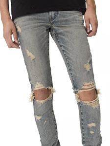 Oem Nieuwe Stijl Bulk Groothandel China Broek Mannen Blauw Gescheurd Private <span class=keywords><strong>Label</strong></span> <span class=keywords><strong>Jeans</strong></span> - Product Image 3