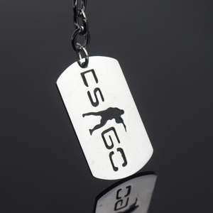 CS GO En Acier Inoxydable Porte-clés Pour Hommes Saisie Porte Clef Chaveiro accessoires Sac À Dos CSGO Porte-clés - Product Image 4