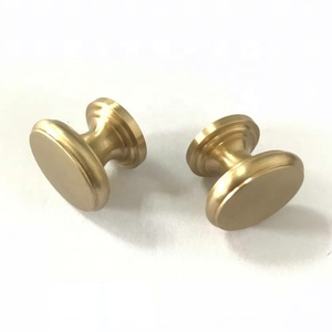 MỸ & Châu Âu Phong Cách Hiện Đại 100% Bàn Chải Brass Pull Đồ Nội Thất Tủ Ngăn Kéo Kéo Núm - Product Image 4