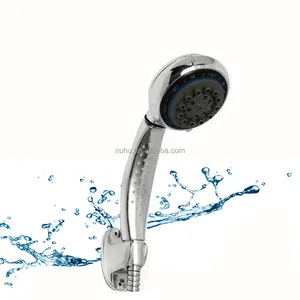 Tiết Kiệm nước 8 Chức Năng ABS Chrome Kết Thúc Phòng Tắm Vòi Sen Shower Head Vòng Shape Cầm Tay Tắm