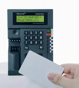 Producto de Hong Kong iGuard, la mejor calidad, precio bajo, máquina de asistencia de tiempo de tarjeta de punzón empresarial