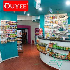 Étagère murale moderne en velour, pour magasin de <span class=keywords><strong>pharmacie</strong></span>, présentoir d'exposition, Design de <span class=keywords><strong>vitrine</strong></span> - Product Image 1