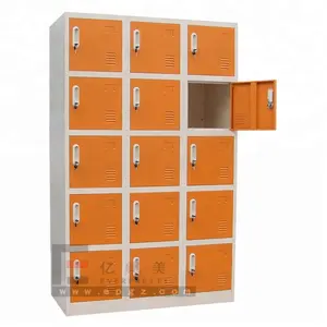 Quảng Châu Thép Tủ Quần Áo Locker, Mini Kids Thép Locker, Orange Kim Loại Sinh Viên Lưu Trữ Trong Lớp Học