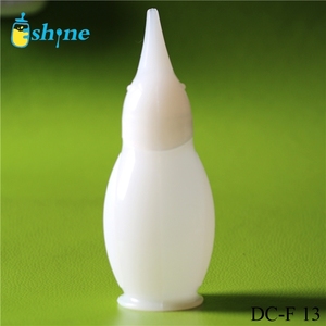 Weißer Baby-Nasensauger aus Vollsilikon mit Pinguin-Design - Product Image 2