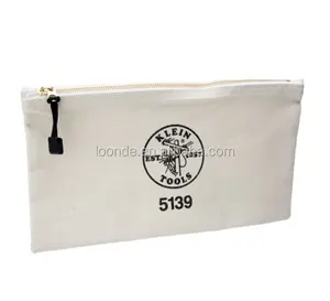 Zipper Tote Bags Small Custom Canvas Cotton Small(20-30cm),7x12.5inches/customized Size Tote Bag Accept Customized Logo Punch