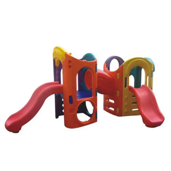 Crianças mini equipamento do parque infantil balanço de plástico do playhouse com corrediça para crianças plástico