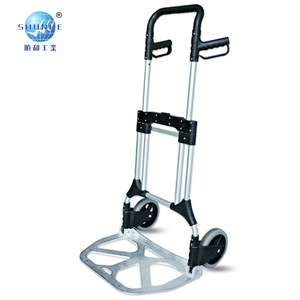 Almacén que dobla la <span class=keywords><strong>carretilla</strong></span> de aluminio del equipaje del carro de mano del camión de mano para hacer compras - Product Image 4