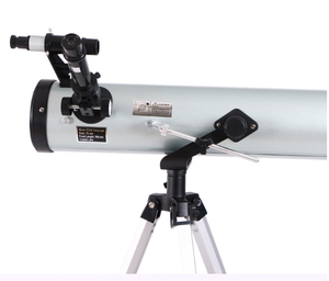 Telescopio Riflettore Astronomico WT76700 con Oculare da 76mm e Filtro Lunare, Treppiede Regolabile Incluso - Product Image 4