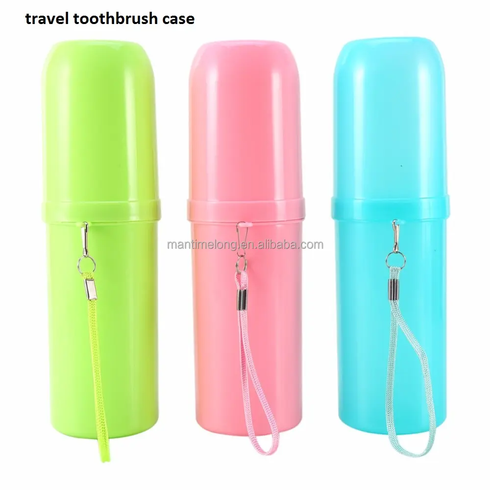 plastic travel toothbrush case toothpaste box organizer